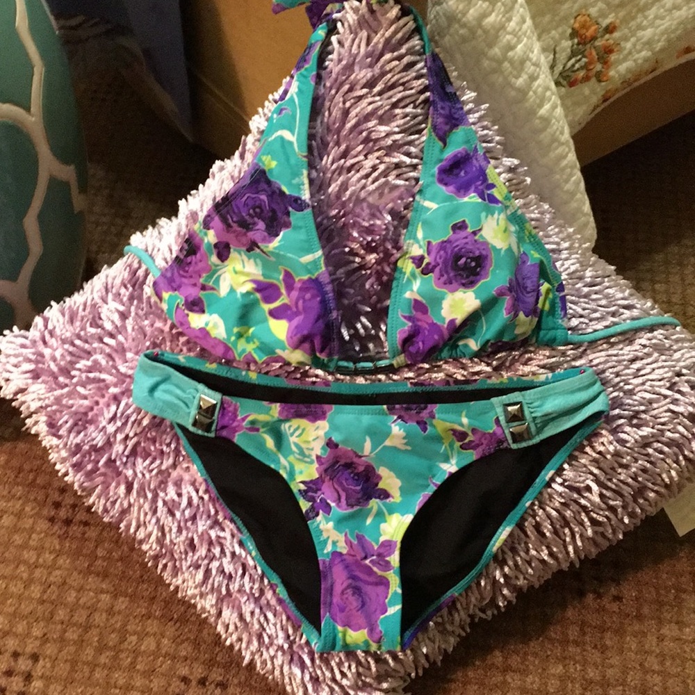 Material Girl bathing suit.